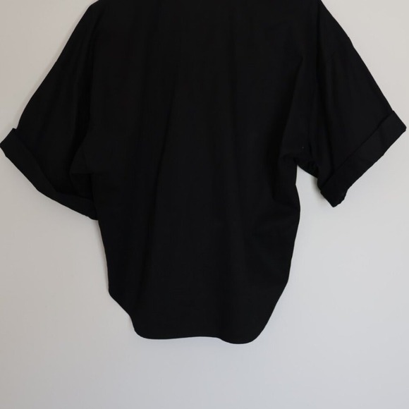 David‎ Howard Lips Blouse Top Rhinestone Embellished Short Sleeve - Picture 2 of 6